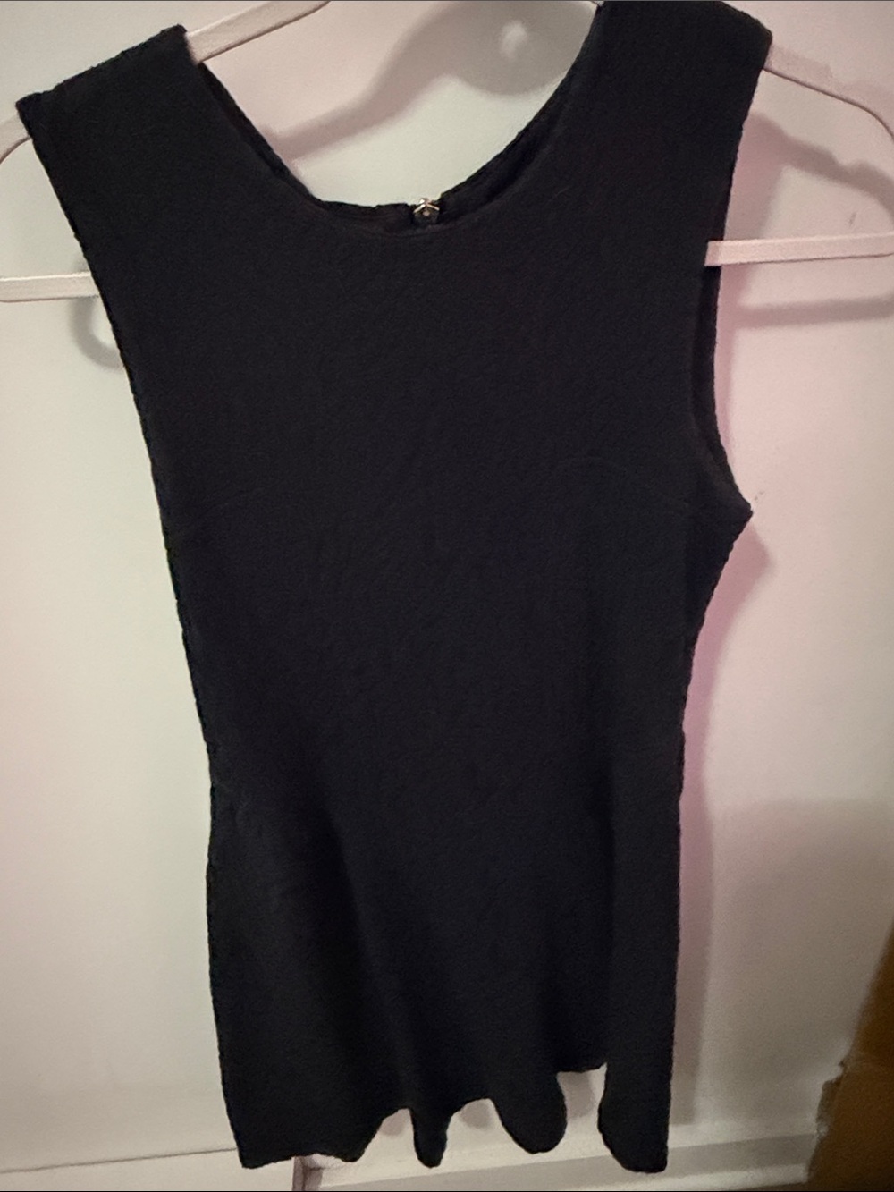Dex Black Sleeveless Knit Tank Top